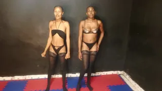 Black Thong Catfight Shika vs Diedry