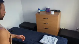 Gym Girl Gives Deep Tissue Massage