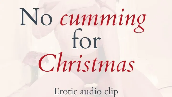 No Cumming for Christmas