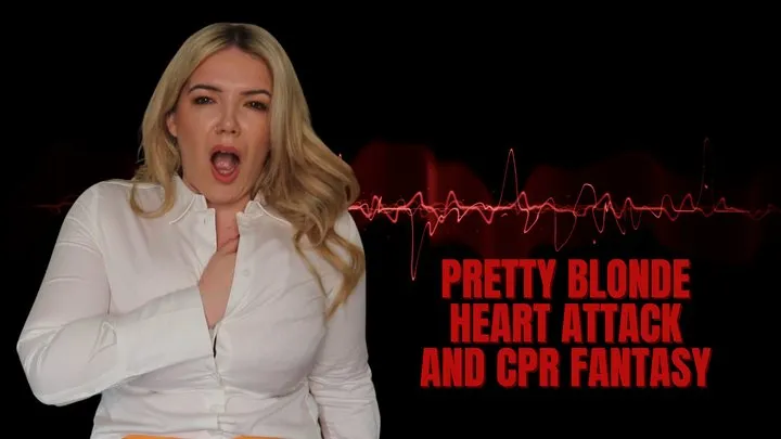 Pretty Blonde has massive heart attack and given CPR