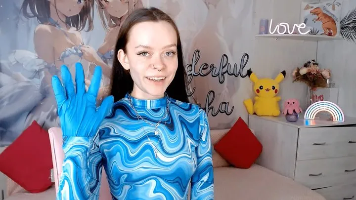 ASMR with gloves