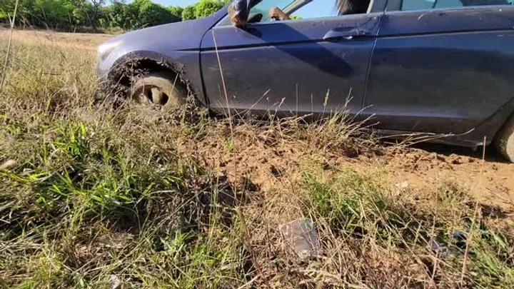 Car STUCK And Tire Spinning In A Muddy Mess!