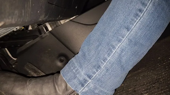 Going for Gas in Flat Ankle Boots