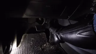 Night Drive with Knee High Boots (Parts 1 &amp; 2)
