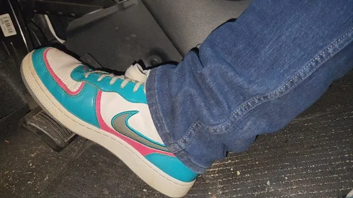 Driving Again in Nike Air Sneakers