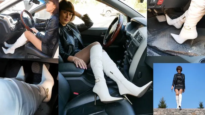 Pedal pumping and driving in high heels