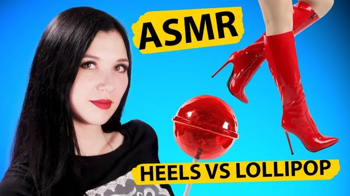 Long-legged hottie crushes various objects with $3,000 boots