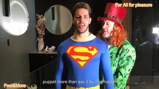 Ringmaster transforms deadpool into superheroe part2 (superman)