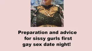 Preparation and advice for sissy gurls for gay sex date night