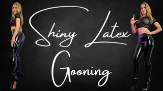 Shiny Latex Gooning - Randy Moore