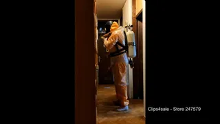 FUN IN ORANGE CHEMICAL SUIT