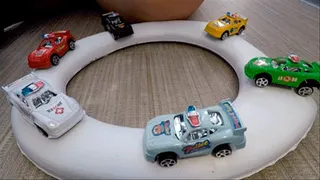 Dirty Game with Toy Cars