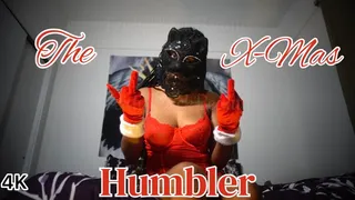 The Christmas Humbler: Ebony Femdom Verbal Humiliation