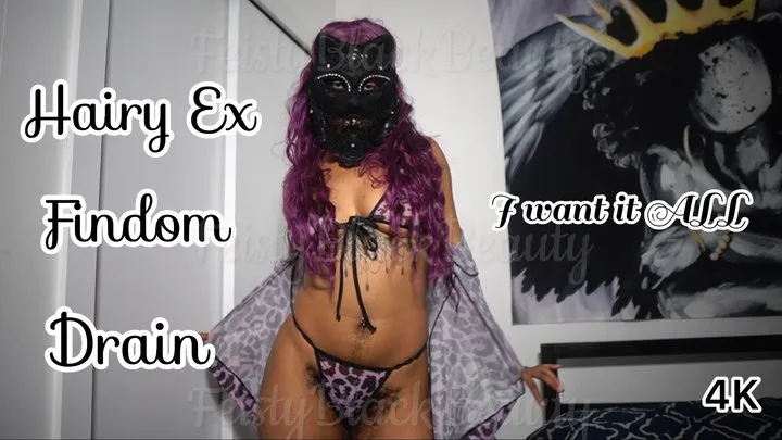 Hairy Ex Findomme Drain - Ebony Female Domination Findom