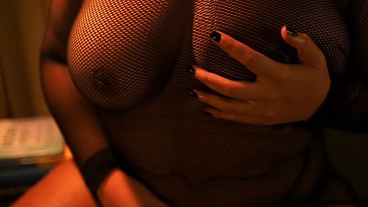 Ebony Nicolette In Sexy Fishnet