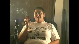 Samantha Chubby BBW Non-Nude SFW Smoking Clip 4