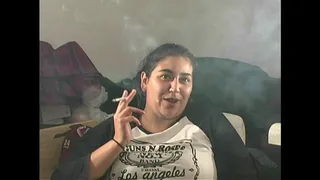 Samantha Chubby BBW Non-Nude SFW Smoking Clip 1