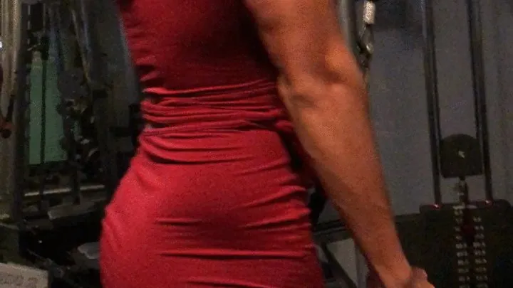 Gym Dress & Heels Workout