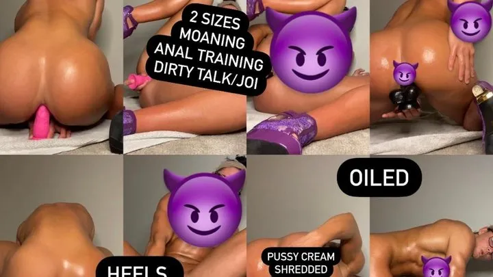 Balls Deep Anal Training: Dildo Gaping