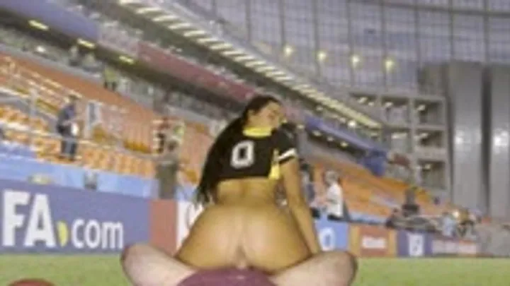 Female Football Player Finish Lines Loser: Dick Riding, Muscle Domination, Femdom Sex, Reverse Cowgirl & Touchdown Creampie