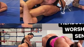 Headscissoring Scissorhold Highlights - Muscle Worship, Femdom, Beatdown, Mixed Wrestling