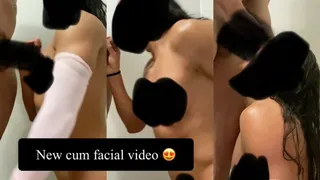 My BEST Facial! Rough Face Fucking Blow Job & Cumshot on my Face!