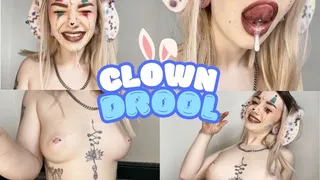 Cute Clown Tongue Drools & Spit Play