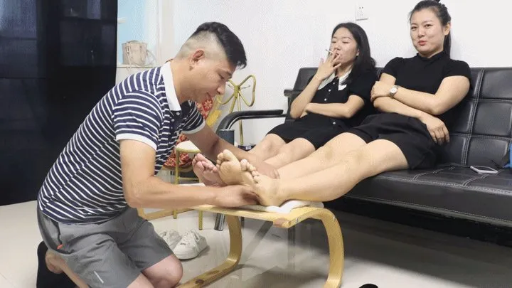 NEW MIYA LELE foot massage and foot licking