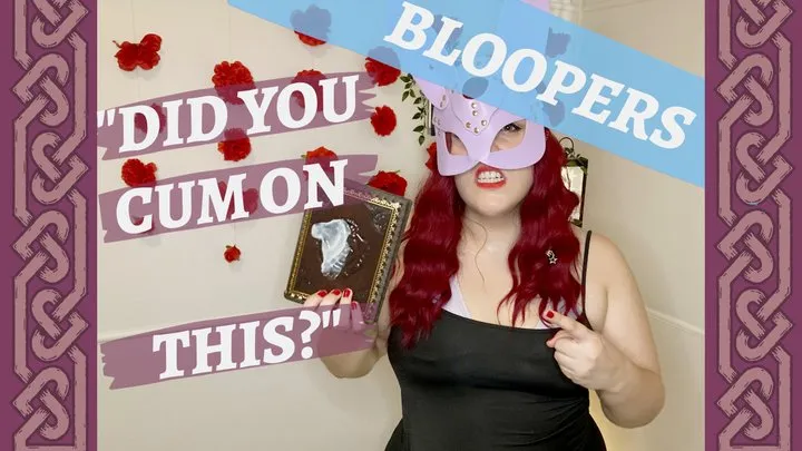 BLOOPER REEL - Mistress Humiliates and Degrades You for Cumming on Her Stuff Like a Pervert