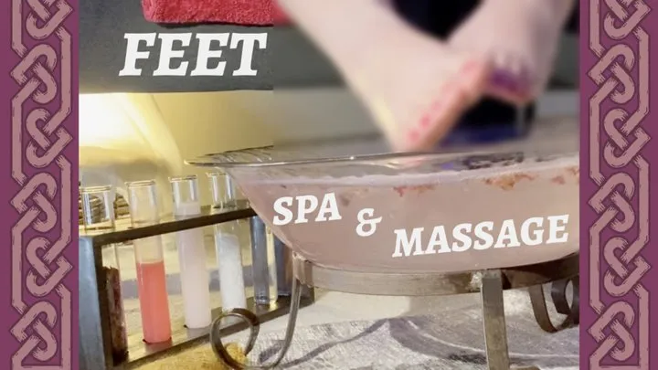 (ASMR VERSION) Foot Spa and Massage l Mistress Gives You Permission to Spy