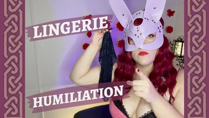 POV: Mistress Degrades and Humiliates You with Lingerie [Part 1 of 2]