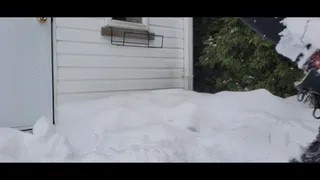 Playing with water and snow