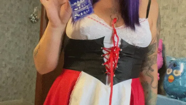 Halloween sexy looner popping 3condoms