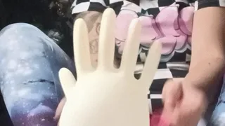 b2p glove and balloon