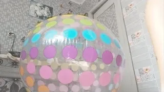 mastrubate on doteed beachball