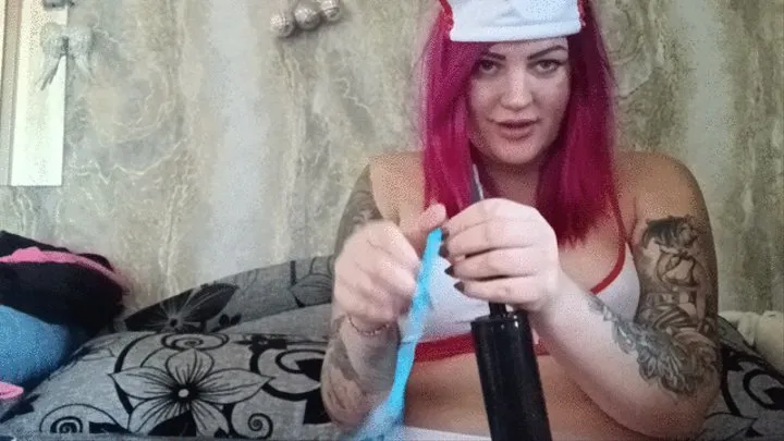 Nurse fuck pussy long balloon