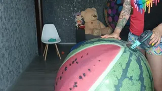 sittopop intex watermelon beachball