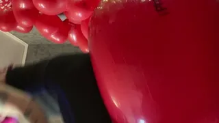 very sexy big boom balloon heart