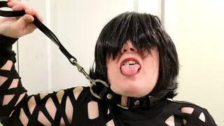 17-minute Feet and Neckplay (Under Chair Scrunching, Shoeplay, POV Feet, BDSM, Choking)