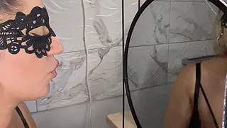 Lipstick Fetish And Blow Job In Gloryhole