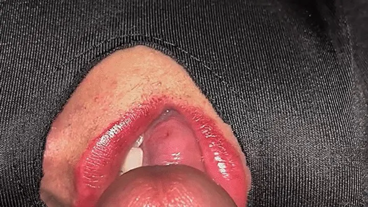 POV Lip Fetish And Mask Fetish Blow Jobs