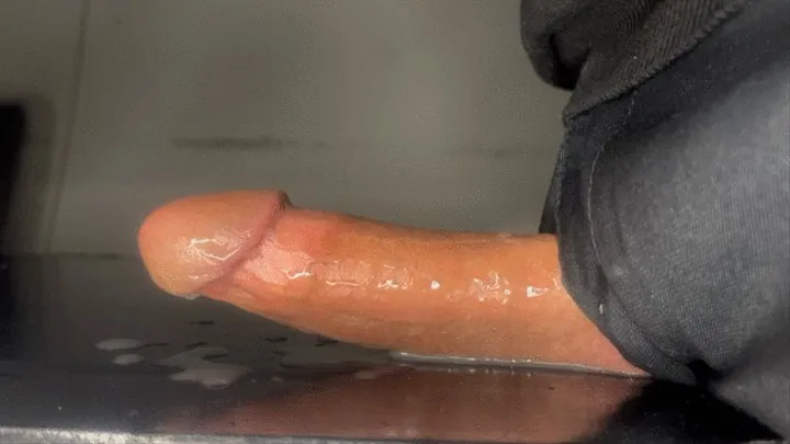 I did a lotion handjob on my favorite beautiful cock Part B