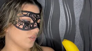 Sexy Girl Eating Banana