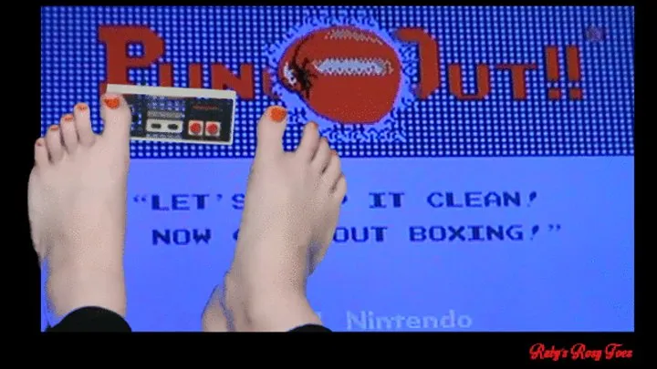 Playing Nin-ten-toes! Nintendo with my feet!