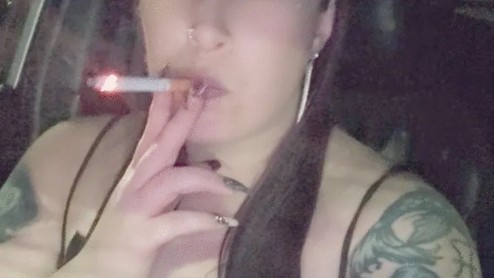 Sneaking Out After Work to be a Human Ashtray for a Curvy Goddess