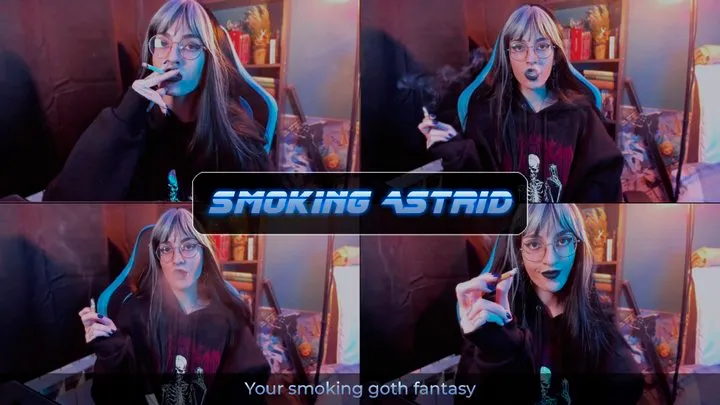 Your smoking goth fantasy | Astrid ASMR