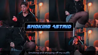 Smoking and showing off my outfit | Astrid ASMR