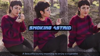 A beautiful sunny morning to enjoy a cigarette | Smoking Astrid