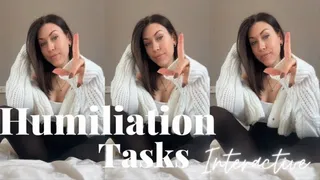 Humiliation Tasks - interactive