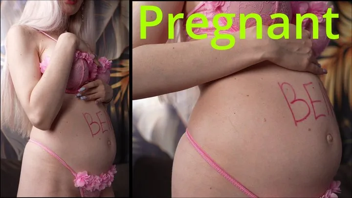 Pregnant! Cum in my pregnant belly Ben! Dirty talk!